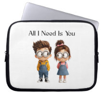 All I need Is You | Cute Cartoon Boy & Girl Lookin
