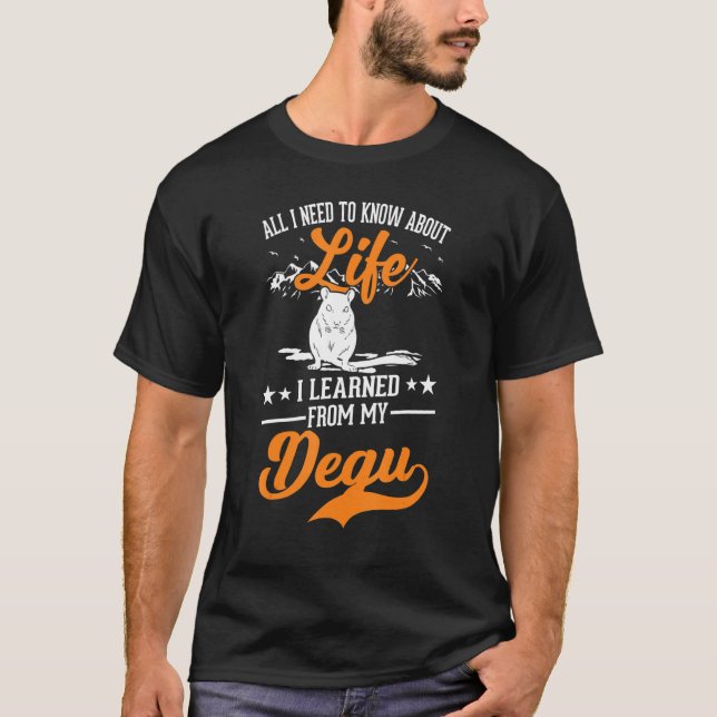 All I need to know about life I learned from my De T-Shirt (Front)