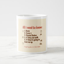 “All I Need to Know” Funny Nurse Mug — The Punchli