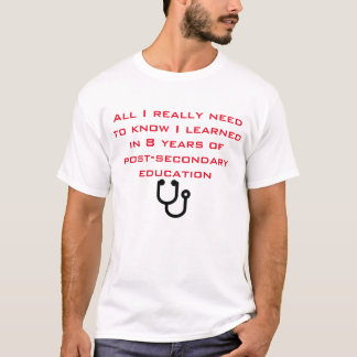 All I really need to know... MD. T-Shirt
