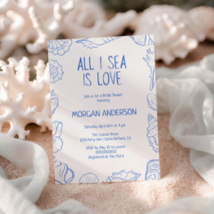 All I Sea is Love Bridal Shower Invitation