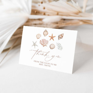 All I Sea Is Love Coastal Bridal Shower Card