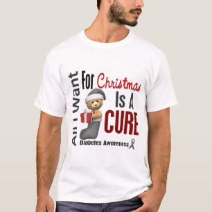 All I Want For Christmas Diabetes T-Shirt