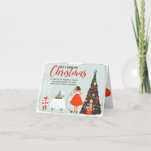 All I Want for Christmas   Family & Hugs Holiday Card