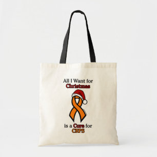 All I Want for Christmas/Hat...CRPS Tote Bag