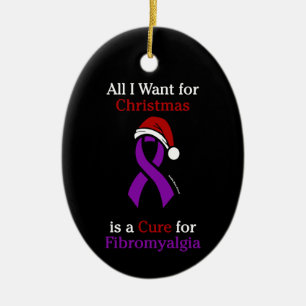 All I Want for Christmas/Hat...Fibro Ceramic Ornam Ornament