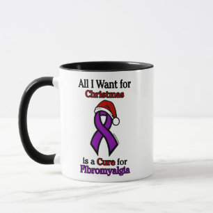 All I Want for Christmas/Hat...Fibro Mug