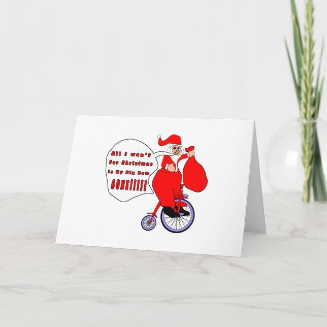 All I want for Christmas Holiday Card (Front)