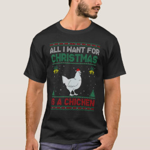 All I Want For Christmas Is A Chicken Ugly Sweater