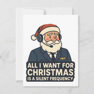 All I Want for Christmas Is a Clear Frequency Air Invitation
