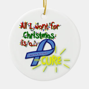 All I want for Christmas is a Cure Ceramic Ornament