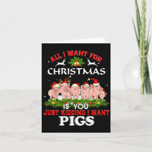 All I Want For Christmas Is A G Ugly Sweater Card