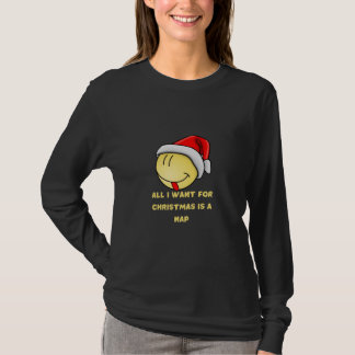 All I Want for Christmas Is a Nap - Funny Holiday T-Shirt