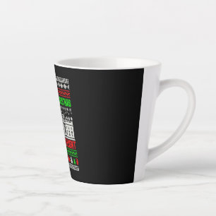 All I Want For Christmas Is A New President Ugly Latte Mug