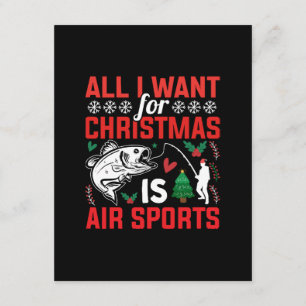 All I Want For Christmas is Air Sports Enclosure Card