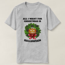 ALL I WANT FOR CHRISTMAS IS HALLOWEEN WREATH