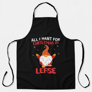 all i want for christmas is lefse apron