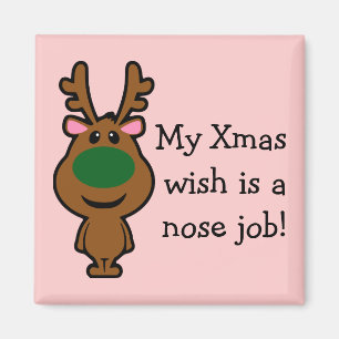 All I Want for Christmas is Plastic Surgery Magnet