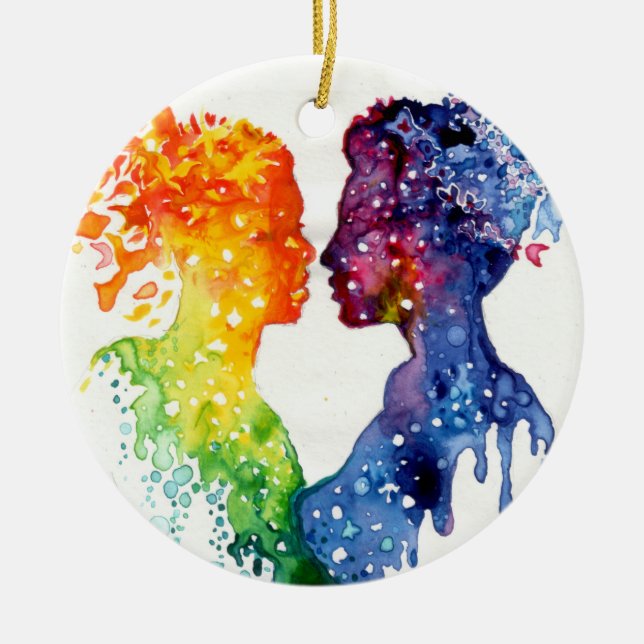 All I want for christmas is you Ceramic Ornament (Front)