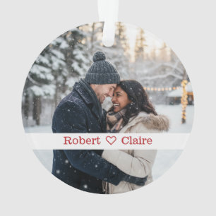 All I Want For Christmas is You Romantic Custom Ornament