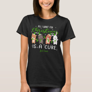 All I Want for Christmas Liver Cancer Support T-Shirt