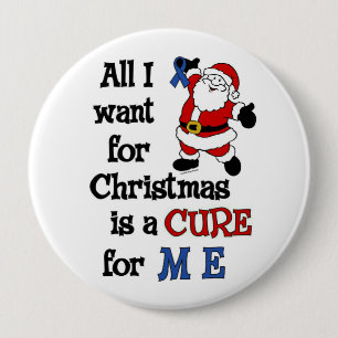 All I Want For Christmas...M E 10 Cm Round Badge