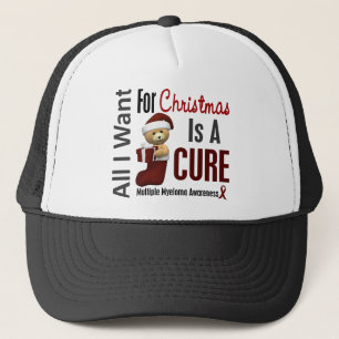All I Want For Christmas Multiple Myeloma Trucker Hat