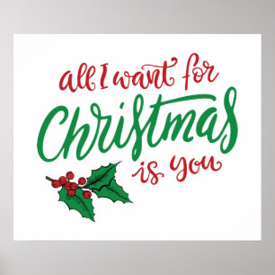 All I want for Christmas Poster