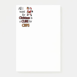 All I Want for Christmas/Santa...CRPS Post-it Notes