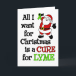 All I Want For Christmas/Santa...Lyme Holiday Card<br><div class="desc">Greeting Card</div>