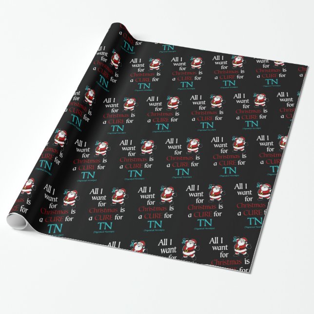 All I Want For Christmas/Santa...TN Wrapping Paper (Unrolled)