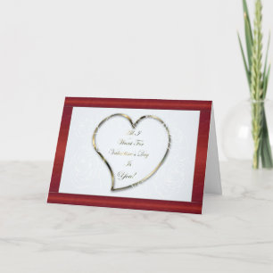 All I Want For Valentine's Day Card