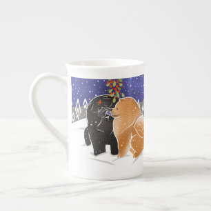 ALL I WANT FOR XMAS - Chow  Bone China mug