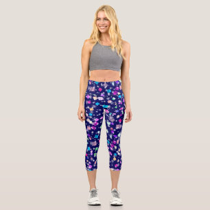 all I want for Xmas Is toilet paper Capri Leggings