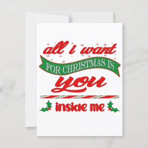 All i want for xmas is you postcard