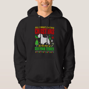 All I Want On This Christmas Is To A Sealyham Ter Hoodie