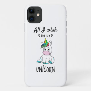All I wish for is a Unicorn iPhone 11 Case
