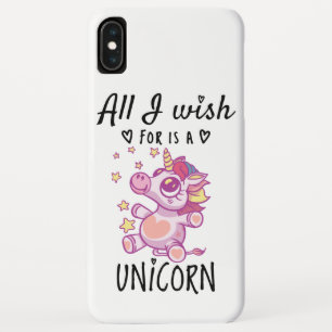 All I wish for is a Unicorn iPhone XS Max Case