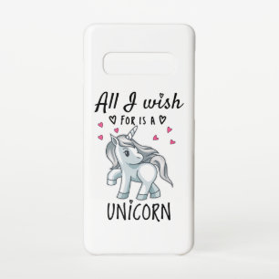 All I wish for is a Unicorn Samsung Galaxy Case