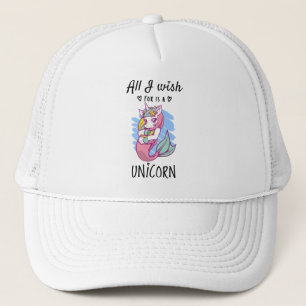 All I wish for is a Unicorn Trucker Hat