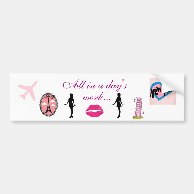 All in a day's work sticker (Front)