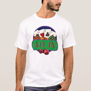 All In Casino Poker T-Shirt