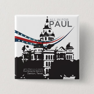 All in for Paul - Square Button
