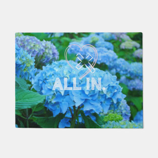 All In Jesus Cross Heart Door Mats Christians