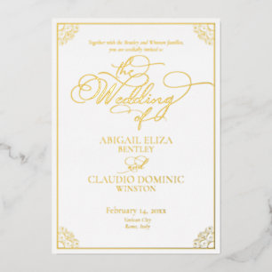 All-In-On Elegant Script Rome Italy Destination