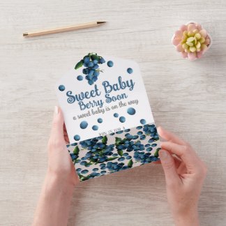 All in One Baby Shower Invite