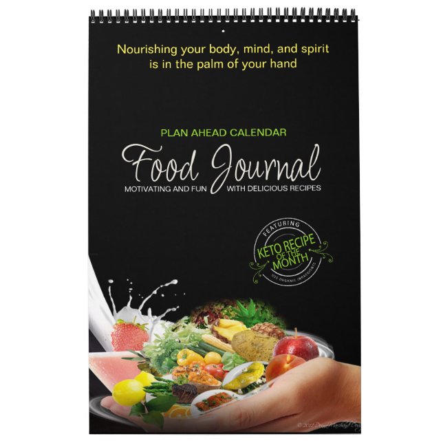 All-in-One Calendar Planner & Food Journal (Cover)