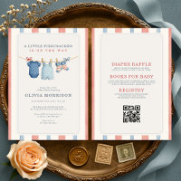 All in One Little Firecracker American Baby Shower