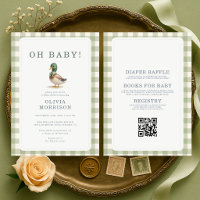 All in One Mallard Duck Oh Baby Baby Shower