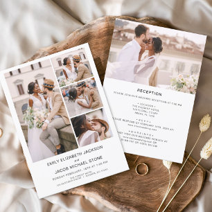All In One Minimalist Photo White Wedding